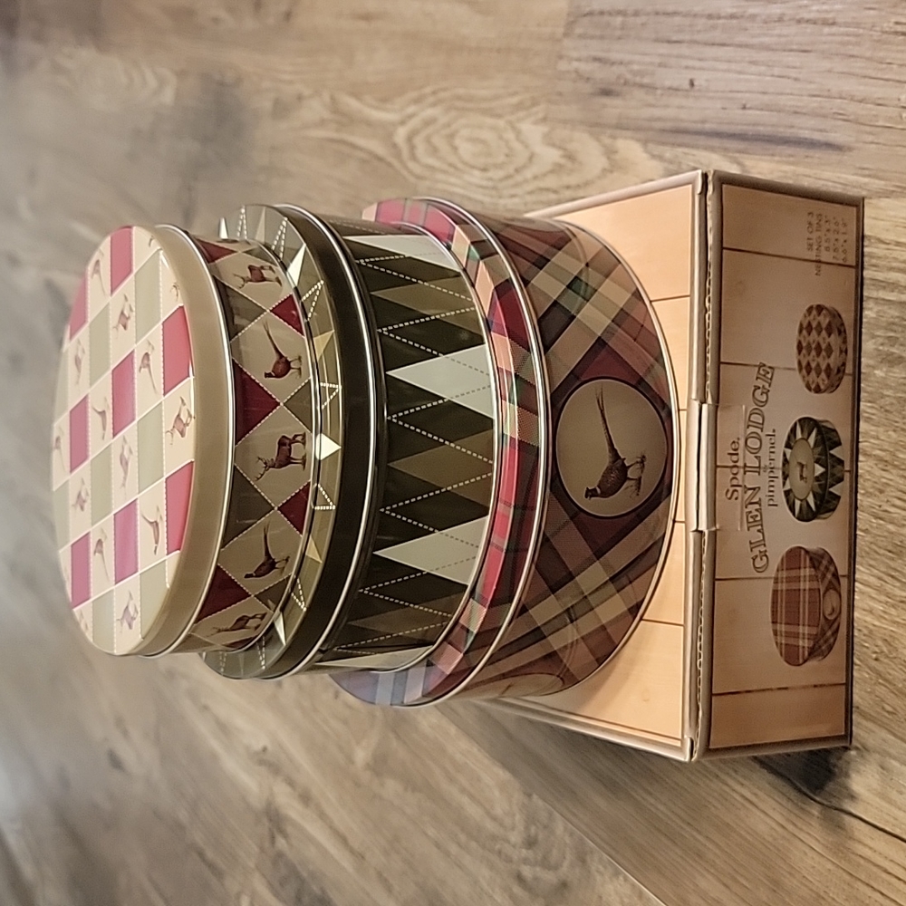 Spode Glen Lodge Nesting Tins